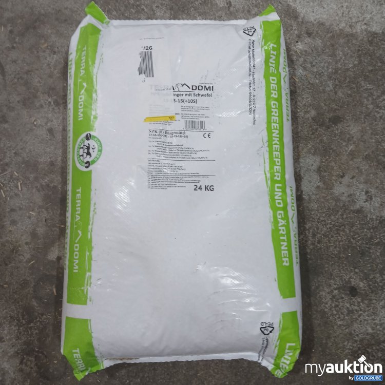 Artikel Nr. 990326 Artikel Nr. 990326: Terra Domi NPK Profidünger mit Schwefel 15-15-15(+10S) 24kg