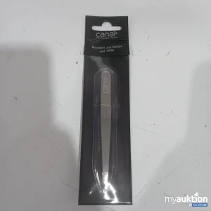 Auktion canal Haarpinzette schräg/spitz 9 cm rostfrei satin 2300-02
