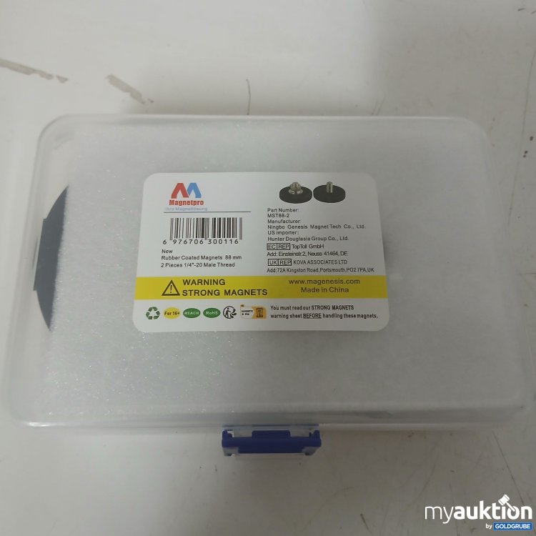 Artikel Nr. 399327 Artikel Nr. 399327: Magnetpro Rubber Coated Magnets 88mm 2 Stück