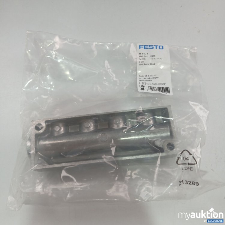 Artikel Nr. 438327: Festo FR-8-1/4 2078 Distributor Block 