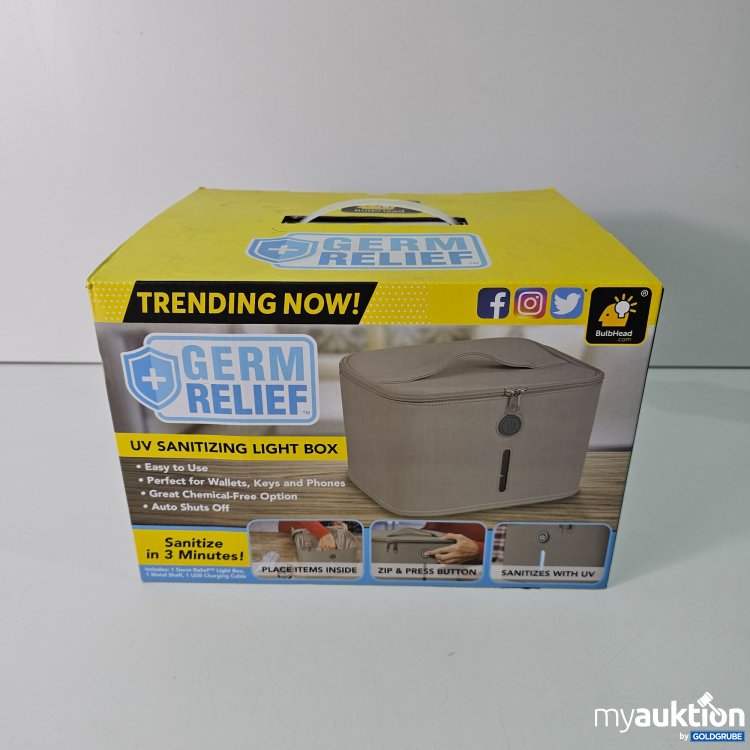 Artikel Nr. 516327 Artikel Nr. 516327: Germ Relief UV Sanitizing Light Box