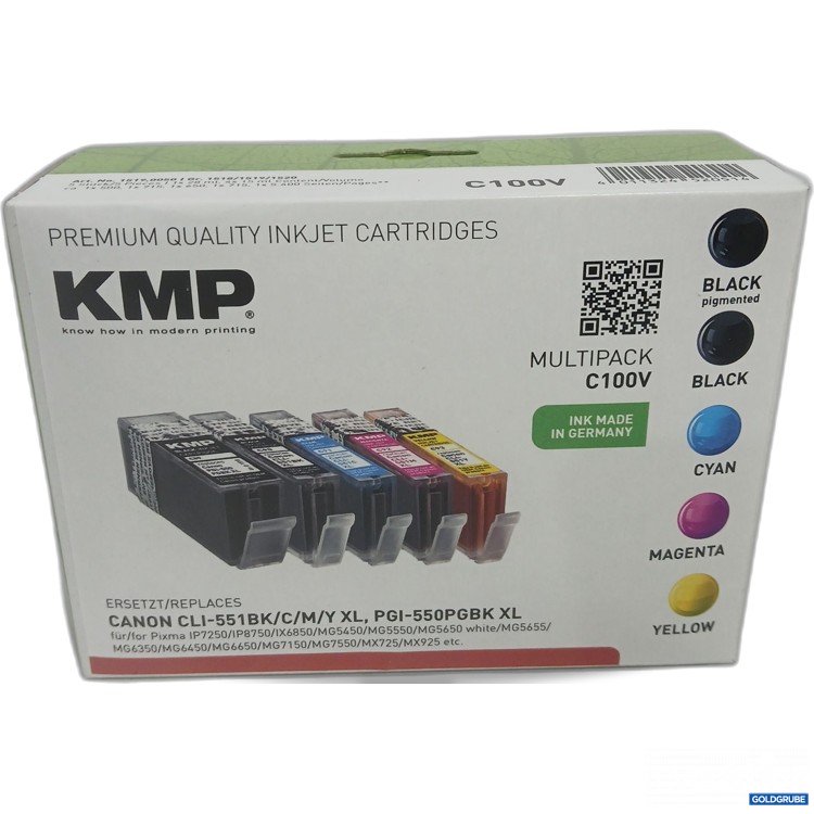 Artikel Nr. 524327: KMP Inkjet Cartridges Multipack C100V 