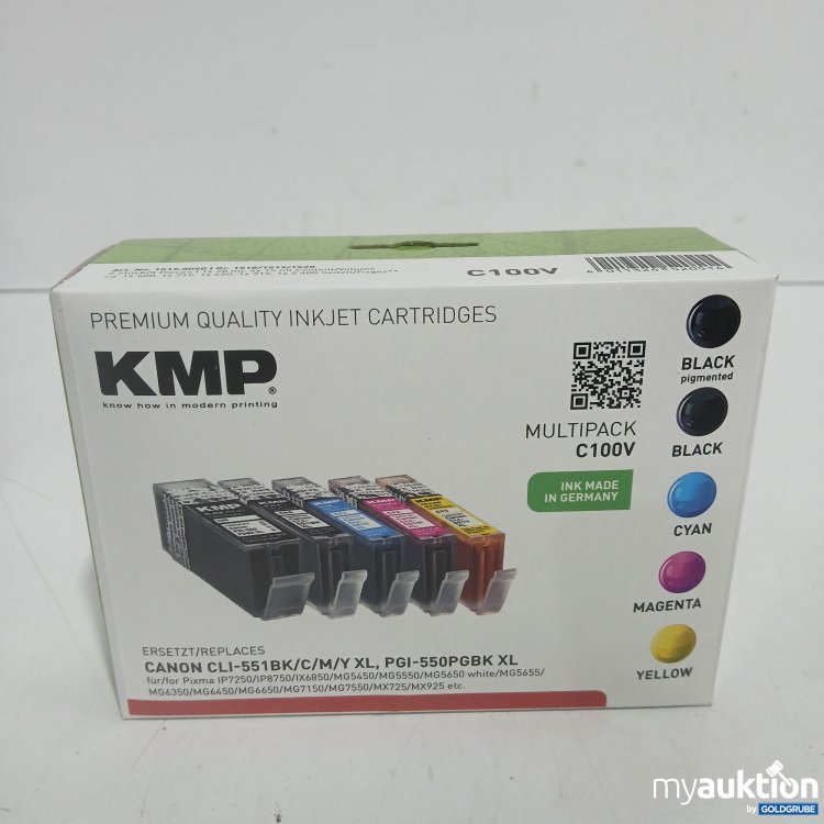 Artikel Nr. 524327: KMP Inkjet Cartridges Multipack C100V 
