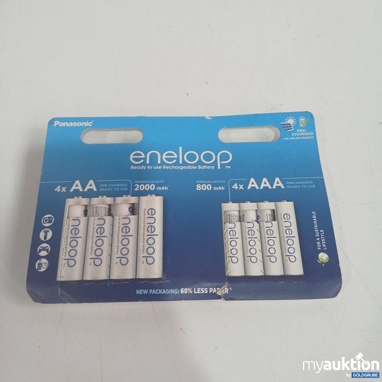 Artikel Nr. 809327 Artikel Nr. 809327: Panasonic Eneloop Rechargeable Battery 4xAA 4xAAA