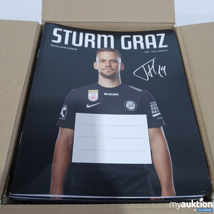 Artikel Nr. 889327: Sturm Graz Heft  A5 Unliniert  24stk 