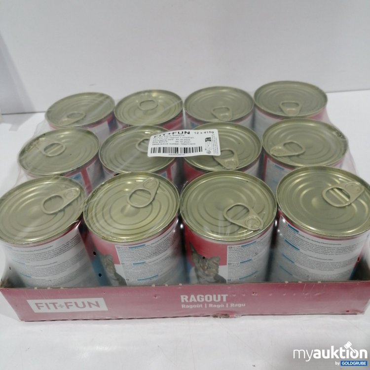 Artikel Nr. 891327: Fit+Fun Katze Ragout Seelachs 12x415g