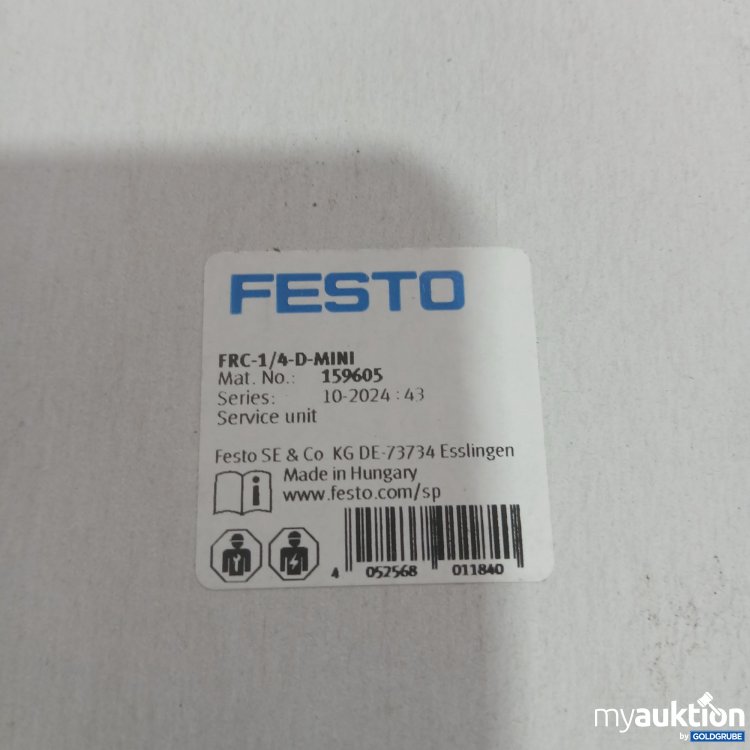 Artikel Nr. 518328 Artikel Nr. 518328: Festo FRC-1/4-D-MINI 159605 Service unit