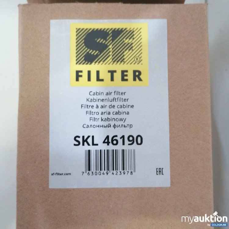 Artikel Nr. 761328 Artikel Nr. 761328: SF Filter Kabinenluftfilter SKL 46190