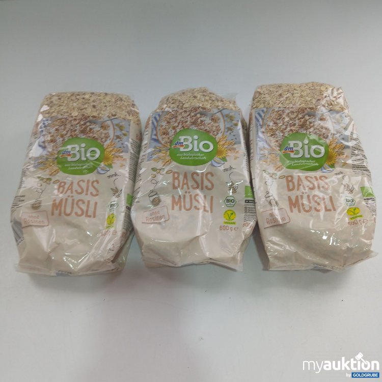 Artikel Nr. 834328 Artikel Nr. 834328: Bio Basis Müsli 3x600g