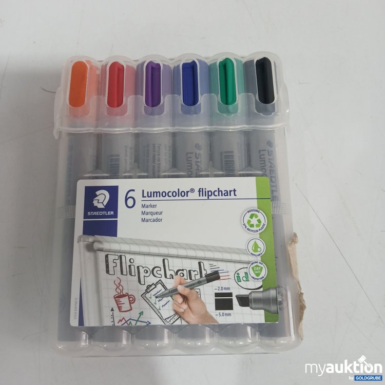 Artikel Nr. 858328 Artikel Nr. 858328: Stadtler Lumocolor Flipchart Marker 6er Set