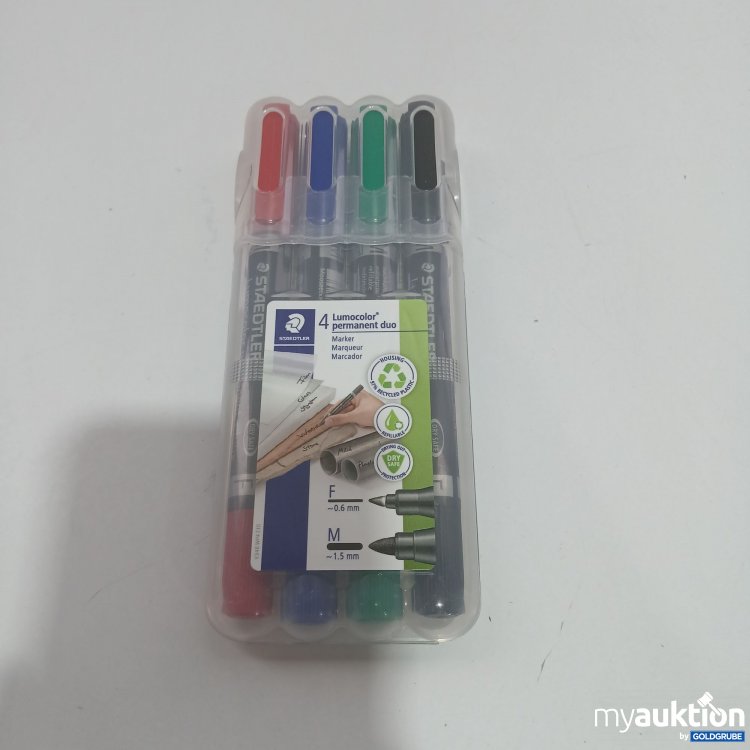 Artikel Nr. 861328: Staedtler 4 Lumocolor Marker 