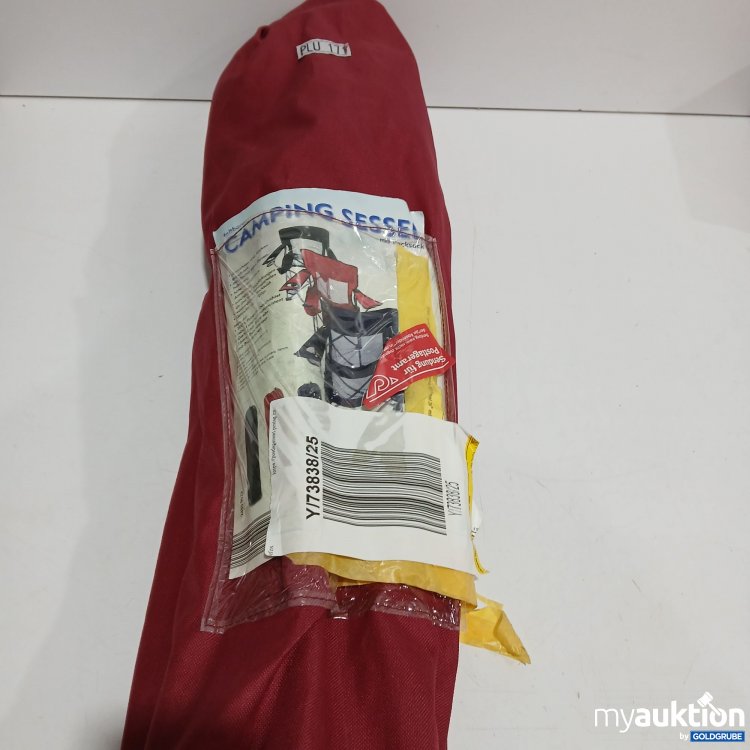 Artikel Nr. 890328 Artikel Nr. 890328: Faltbarer Camping Sessel mit Packsack Rot