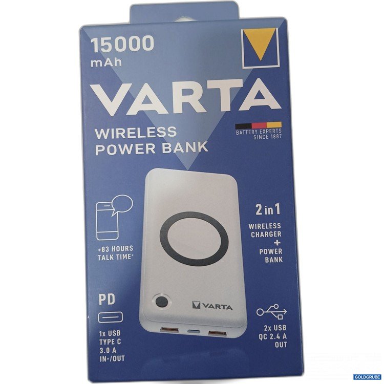 Artikel Nr. 952328 Artikel Nr. 952328: Varta Wireless Power Bank 57908