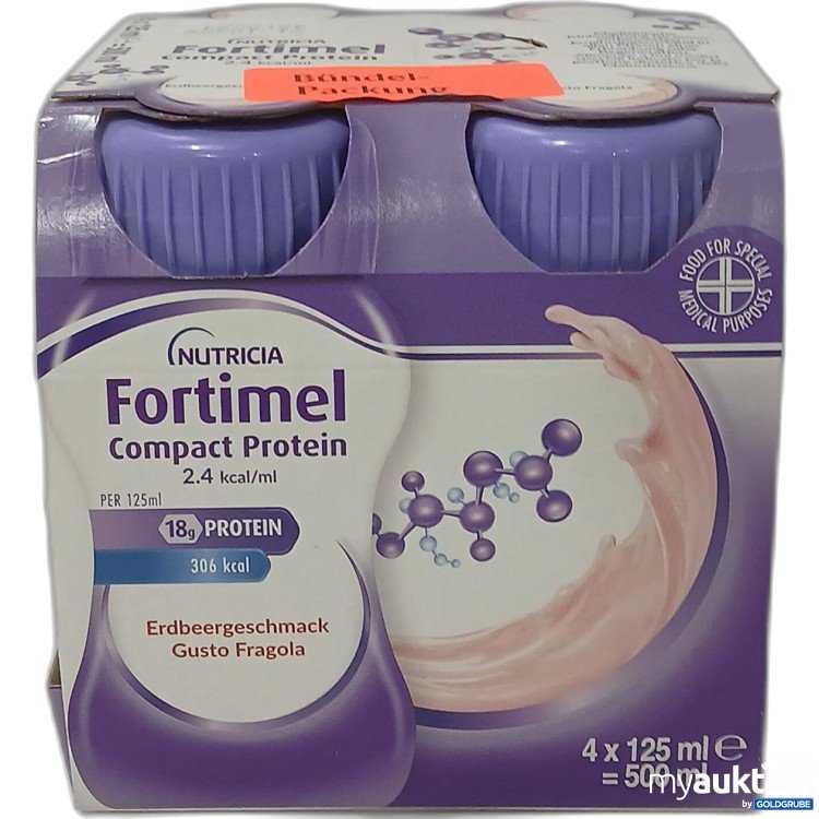 Artikel Nr. 967328: Nutricia Fortimel Compact Protein Erdbeer Geschmack 4×125ml