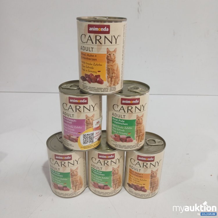 Artikel Nr. 986328: Animonda Carny Katzenfutter diverse Sorten 6x400g 