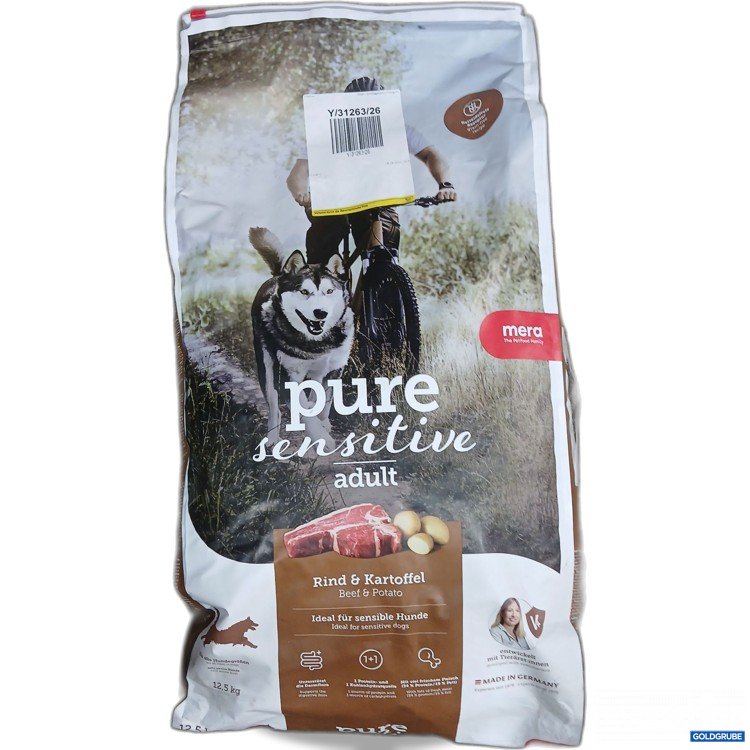 Artikel Nr. 990328 Artikel Nr. 990328: Mera Pure Sensitive Adult Eind mit Kartoffel 12.5kg