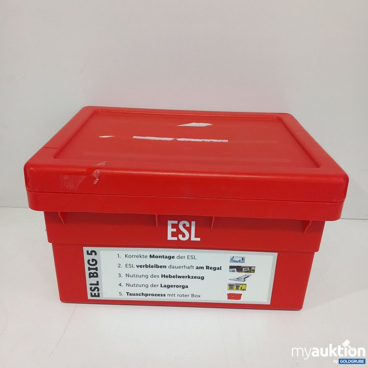 Artikel Nr. 440329 Artikel Nr. 440329: ESL Mehrzweckkiste mit 1Elektronikpreis rot, 40x31x22 cm