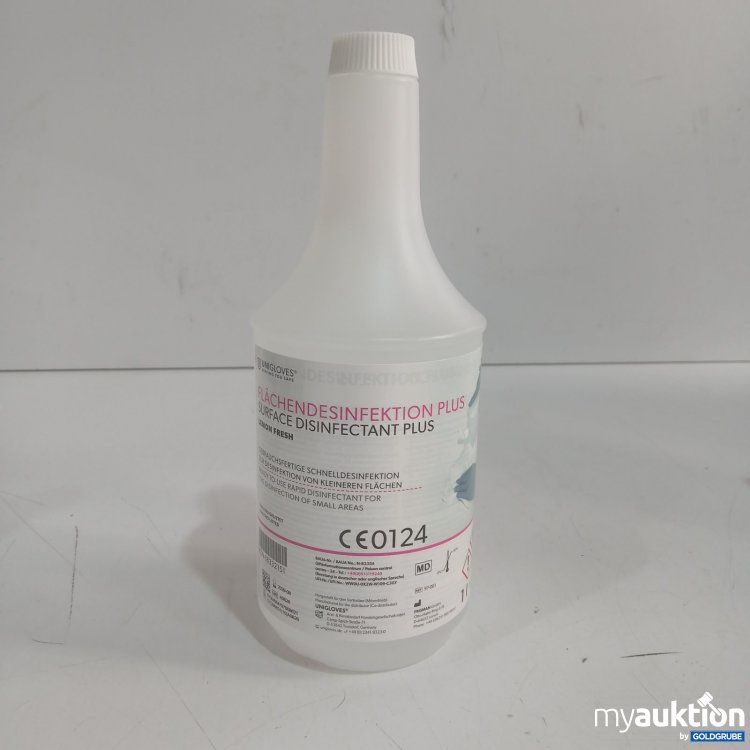 Artikel Nr. 465329 Artikel Nr. 465329: Unigloves Flächendesinfektion Plus Surface Disinfectant Lemon Fresh 1L