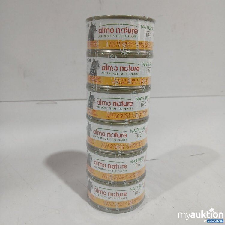 Artikel Nr. 477329 Artikel Nr. 477329: almo nature Katzenfutter Hühnerfilet 6x70g