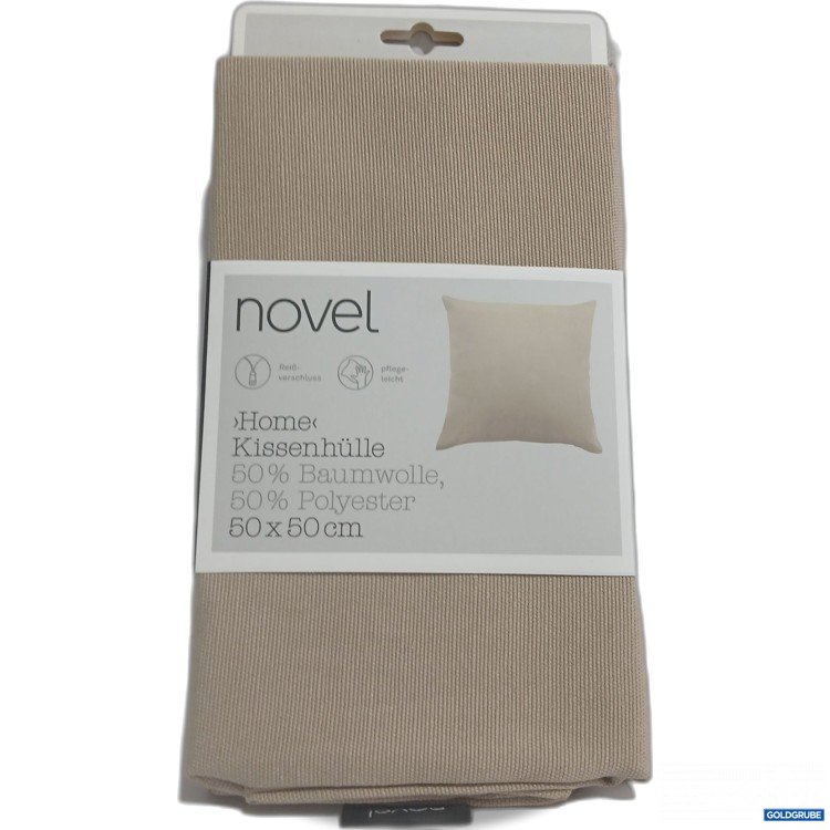 Artikel Nr. 524329: Novel Home Kissenhülle 50x50cm beige 