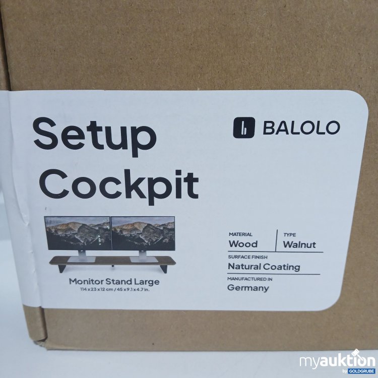 Artikel Nr. 818329: Balolo Setup Cockpit Wood Walnut 