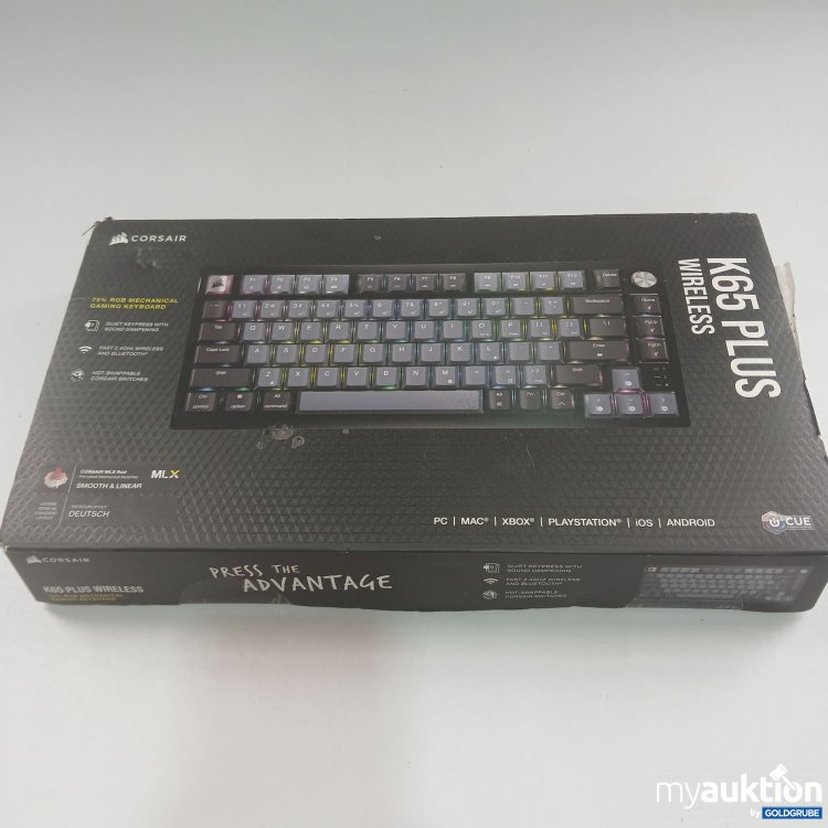 Artikel Nr. 846329 Artikel Nr. 846329: Corsair K65 Plus Wireless