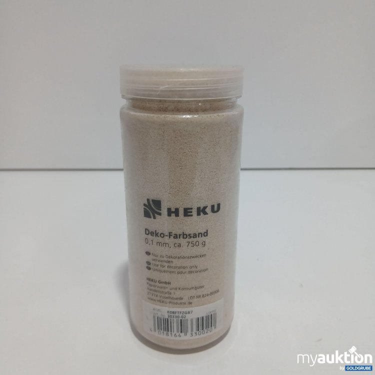 Artikel Nr. 847329: Heku Deko-Farbsand 750g