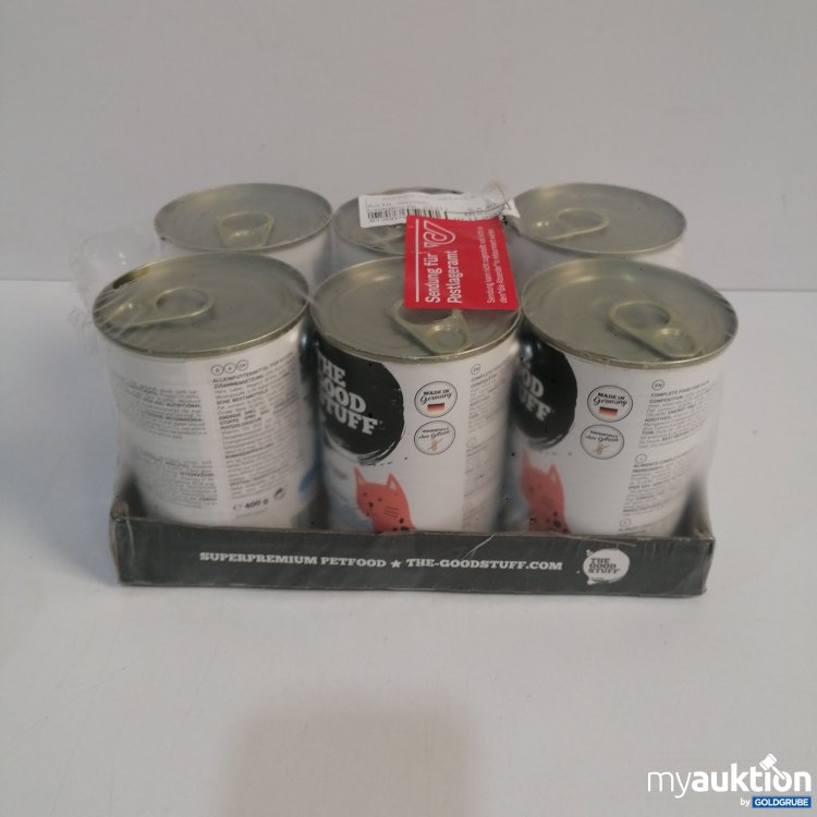 Artikel Nr. 855329: The Good Stuff Katzenfutter Huhn mit Lachs 6x400g