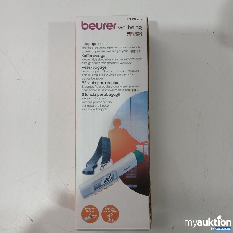 Artikel Nr. 952329 Artikel Nr. 952329: Beurer Kofferwaage LS20 eco