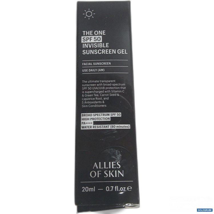 Artikel Nr. 960329: Allies of skin The one SPF50 Invisible Sunscreen Gel 20ml 