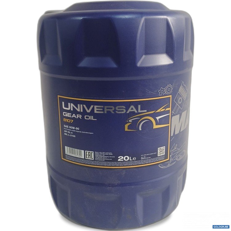 Artikel Nr. 961329 Artikel Nr. 961329: Mannol Universal Gear Oil 8107 Sae 80W-90 20l