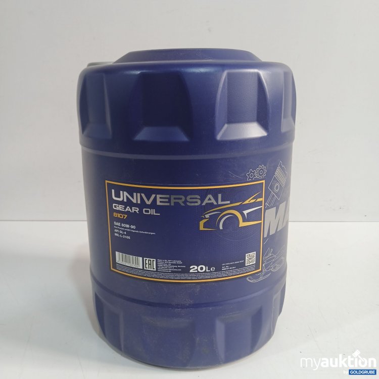 Artikel Nr. 961329 Artikel Nr. 961329: Mannol Universal Gear Oil 8107 Sae 80W-90 20l