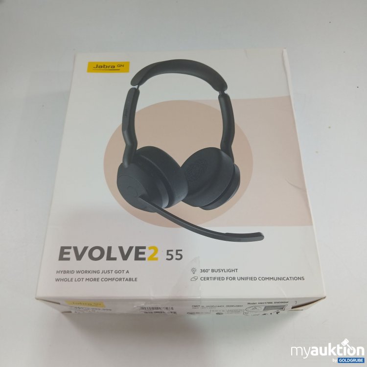 Artikel Nr. 438330 Artikel Nr. 438330: Jabra Evolve2 55 Kopfhörer mit Mikrofon