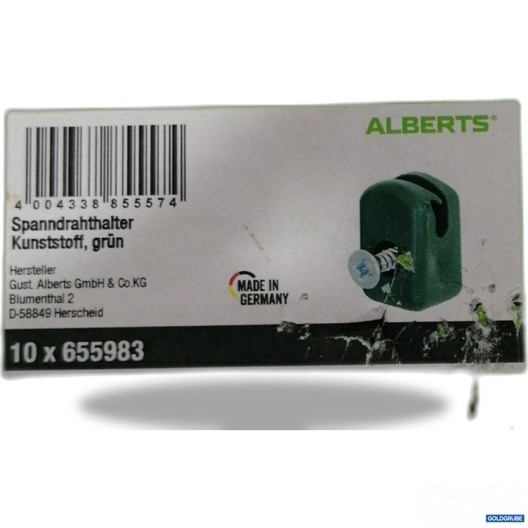 Artikel Nr. 441330: Alberts Spanndrahthalter 10Stk 655983