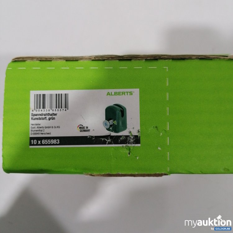 Artikel Nr. 441330: Alberts Spanndrahthalter 10Stk 655983