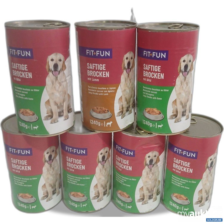 Artikel Nr. 460330: Fit+Fun Hundefutter diverse Sorten 7x1240g 