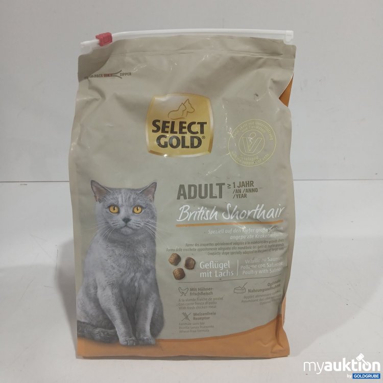 Artikel Nr. 477330 Artikel Nr. 477330: Select Gold Katzenfutter Adult British Shorthair Geflügel mit Lachs 2,5kg