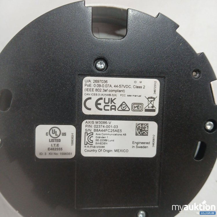 Artikel Nr. 524330 Artikel Nr. 524330: Axis Kamera M3086-V laut Foto