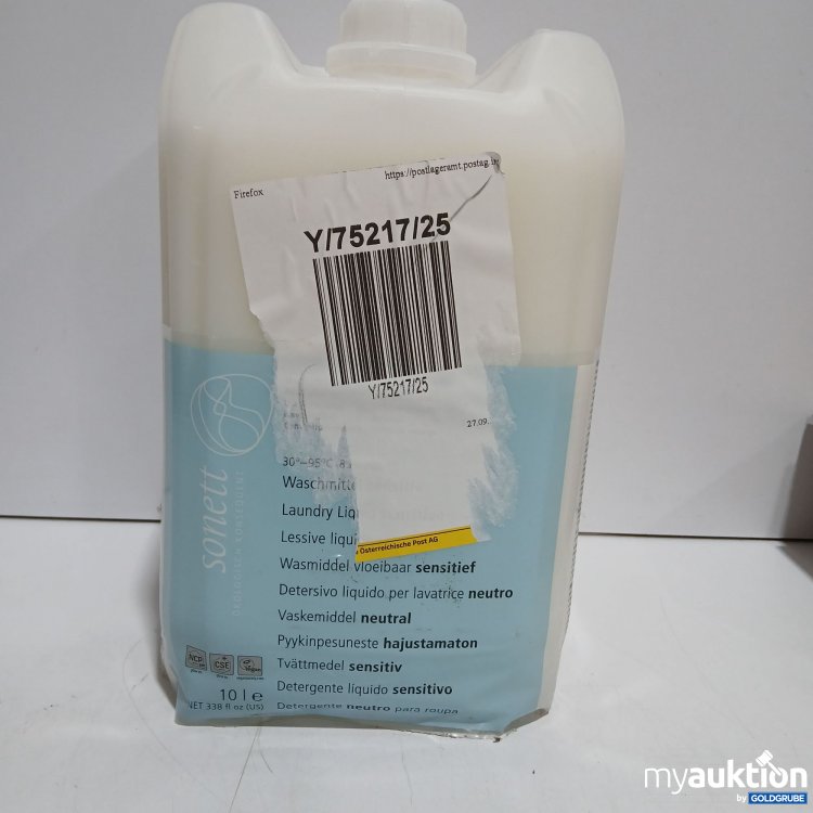Artikel Nr. 890330: Sonett Waschmittel 10L 