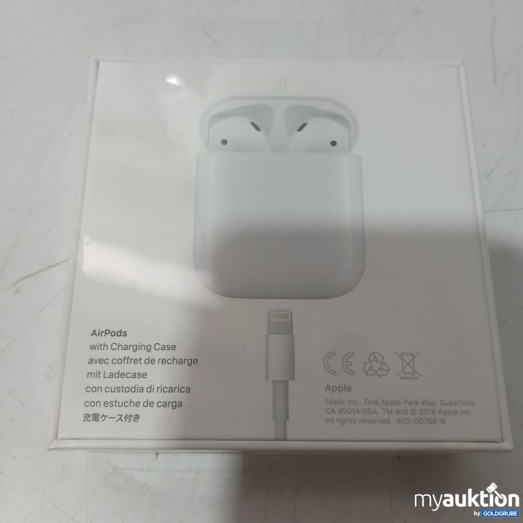 Artikel Nr. 942330: Apple AirPods mit Charging Case
MV7N2ZM/A Model A2032 A2031 A1602