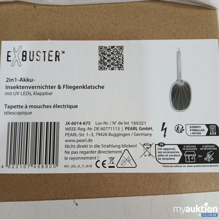 Artikel Nr. 953330: Pearl box 2in1 Akku Insektenvernichter mit Zubehör 