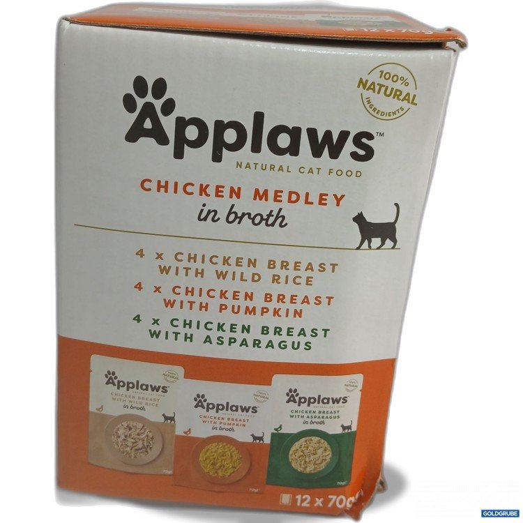 Artikel Nr. 958330: Applaws Chicken Medley in broth 12x70g 