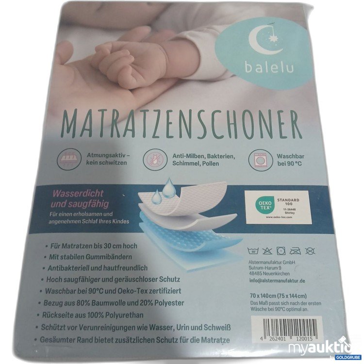 Artikel Nr. 970330 Artikel Nr. 970330: Balelu Matratzenschoner 70x140cm