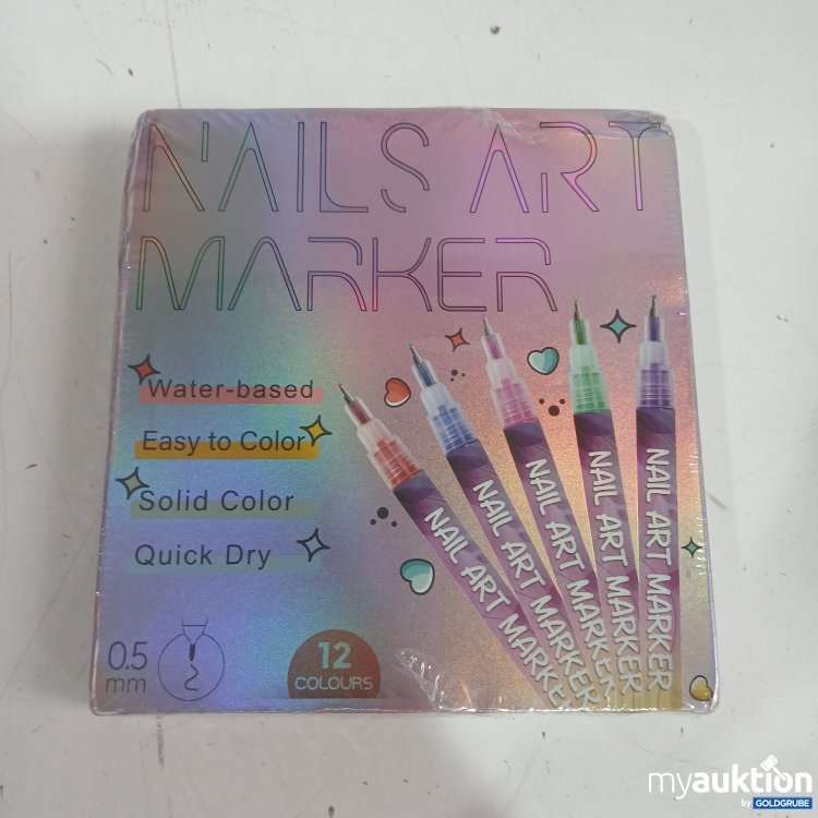 Artikel Nr. 979330: Nails Art Marker 12Colours 0,5mm 