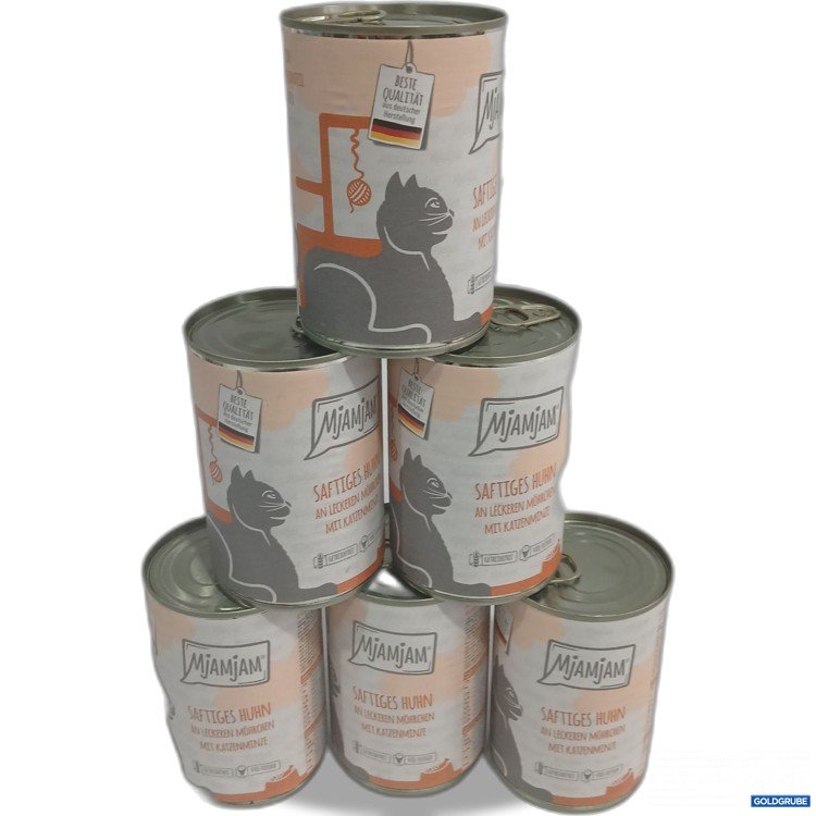 Artikel Nr. 986330: Mjamjam Katzenfutter saftiges Huhn 6x400g