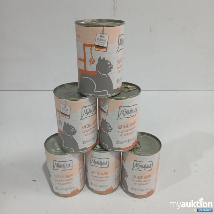 Artikel Nr. 986330: Mjamjam Katzenfutter saftiges Huhn 6x400g