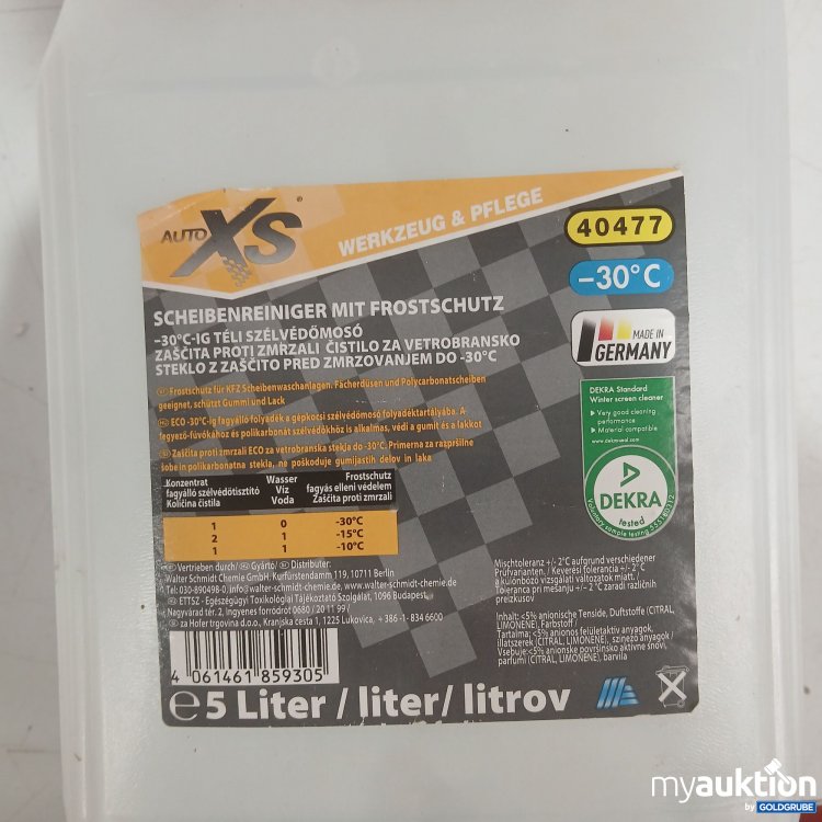 Artikel Nr. 998330: Auto XS Scheibenreiniger mit Frostschutz 5L 
