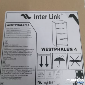 Auktion Inter Link Westphalen 4 Kommode weiss