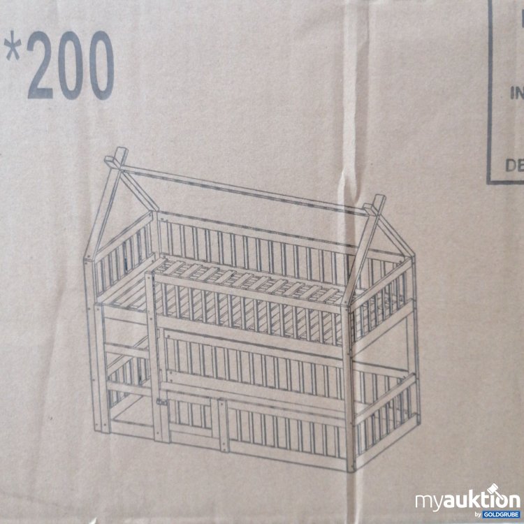 Artikel Nr. 439331: Kinderbett 90x200 WF 322168 AK