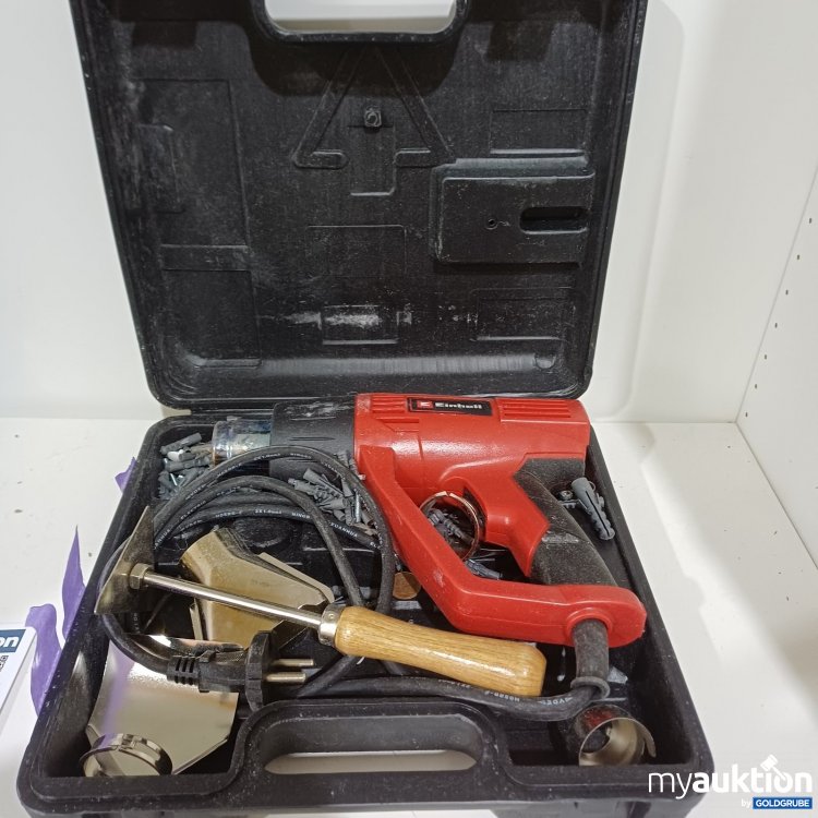 Artikel Nr. 467331 Artikel Nr. 467331: Einhell Heißluftpistole im Koffer mit Zubehör lt. Foto gebraucht